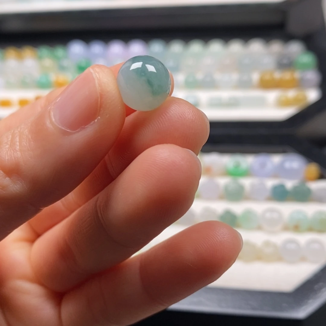 翡翠散珠卡10飘花圆珠