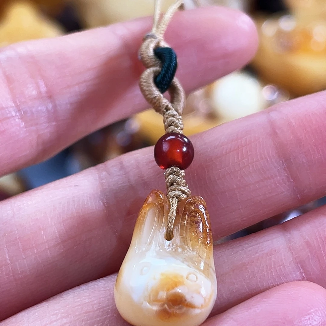 琥珀颈饰未镶嵌蜜蜡手机挂