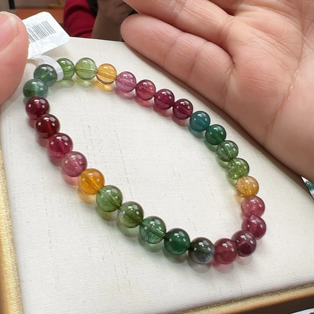 未镶嵌碧玺手串6.3mmmmmmm