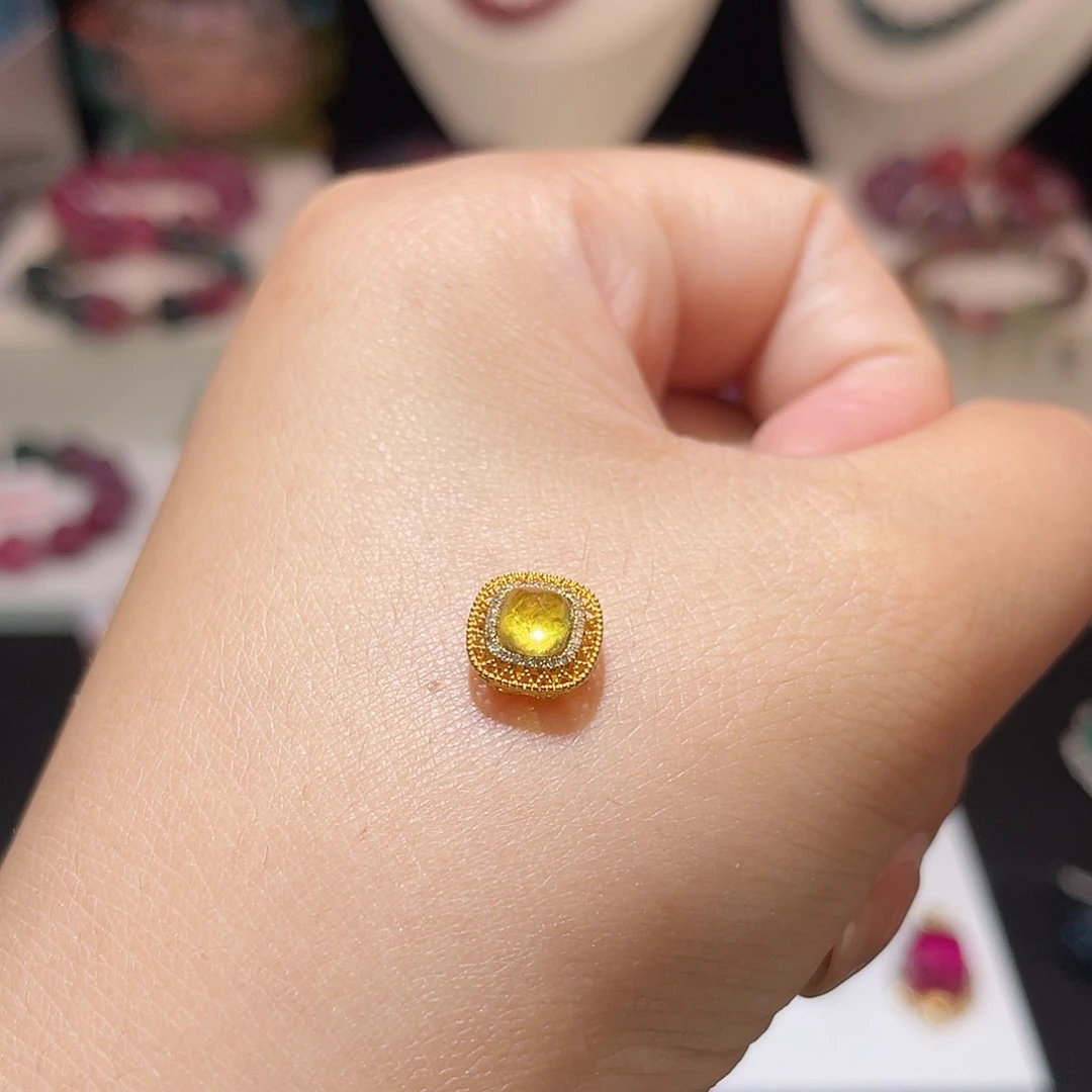 碧玺滴溜未镶嵌碧玺碧玺糖塔