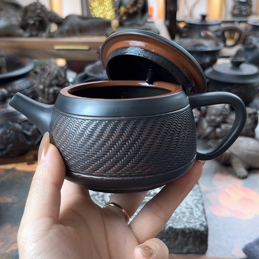 茶壶紫砂云南建水紫陶壶