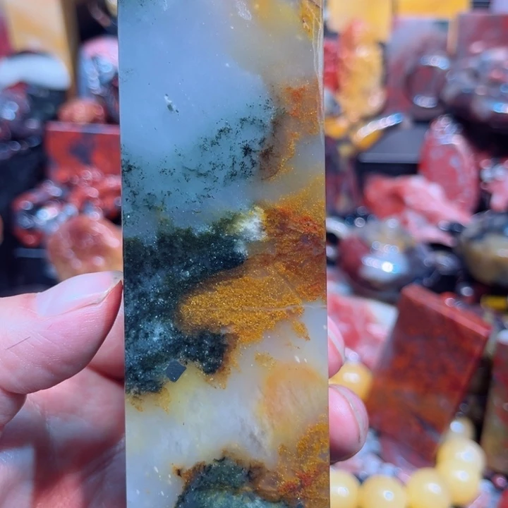 玉桂林鸡血玉印章