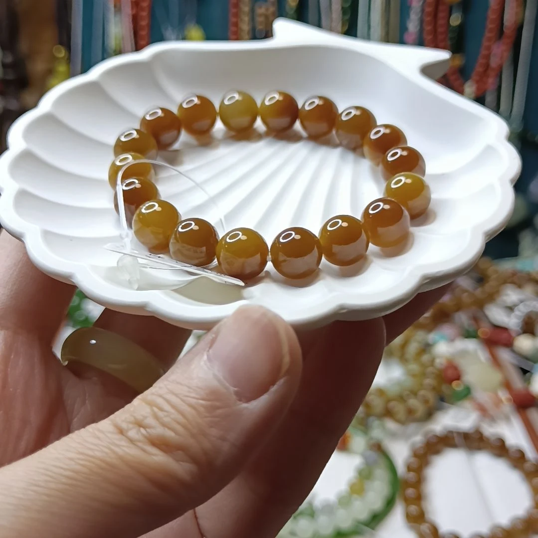 和田玉（糖玉）手链未镶嵌