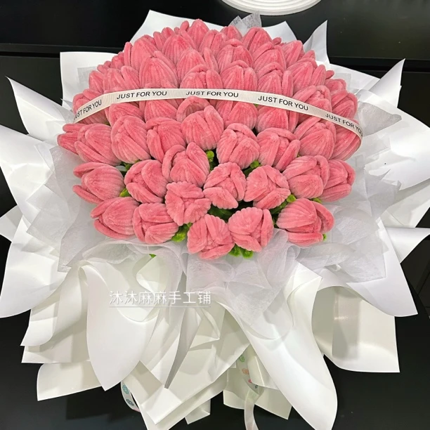 （成品花束）扭扭棒手工制作成品花束情人节生日花束节日礼物送女友