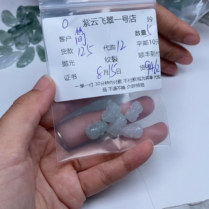 简***景翡翠未镶嵌颈饰翡翠