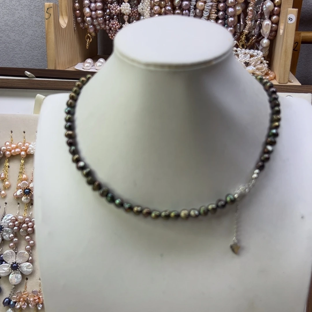 淡水珍珠手绳合金