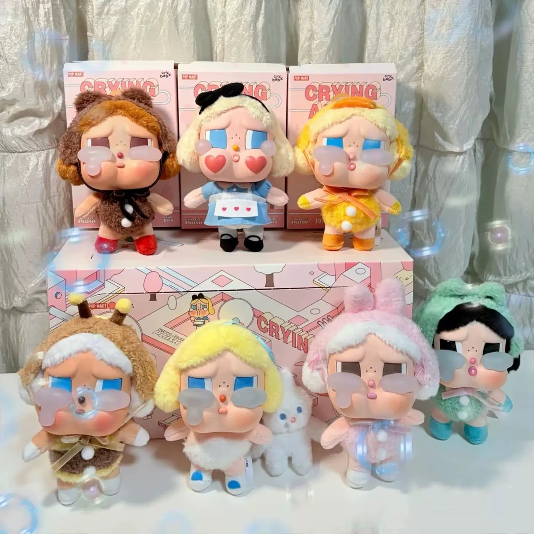cry baby搪胶脸毛绒呆萌哭娃盲盒
