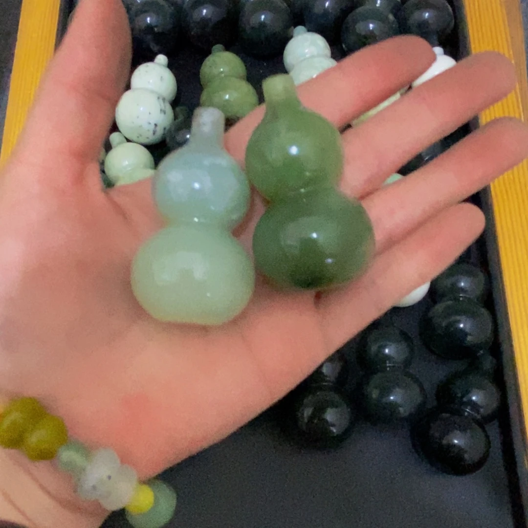 蛇纹石玉未镶嵌毛衣链58