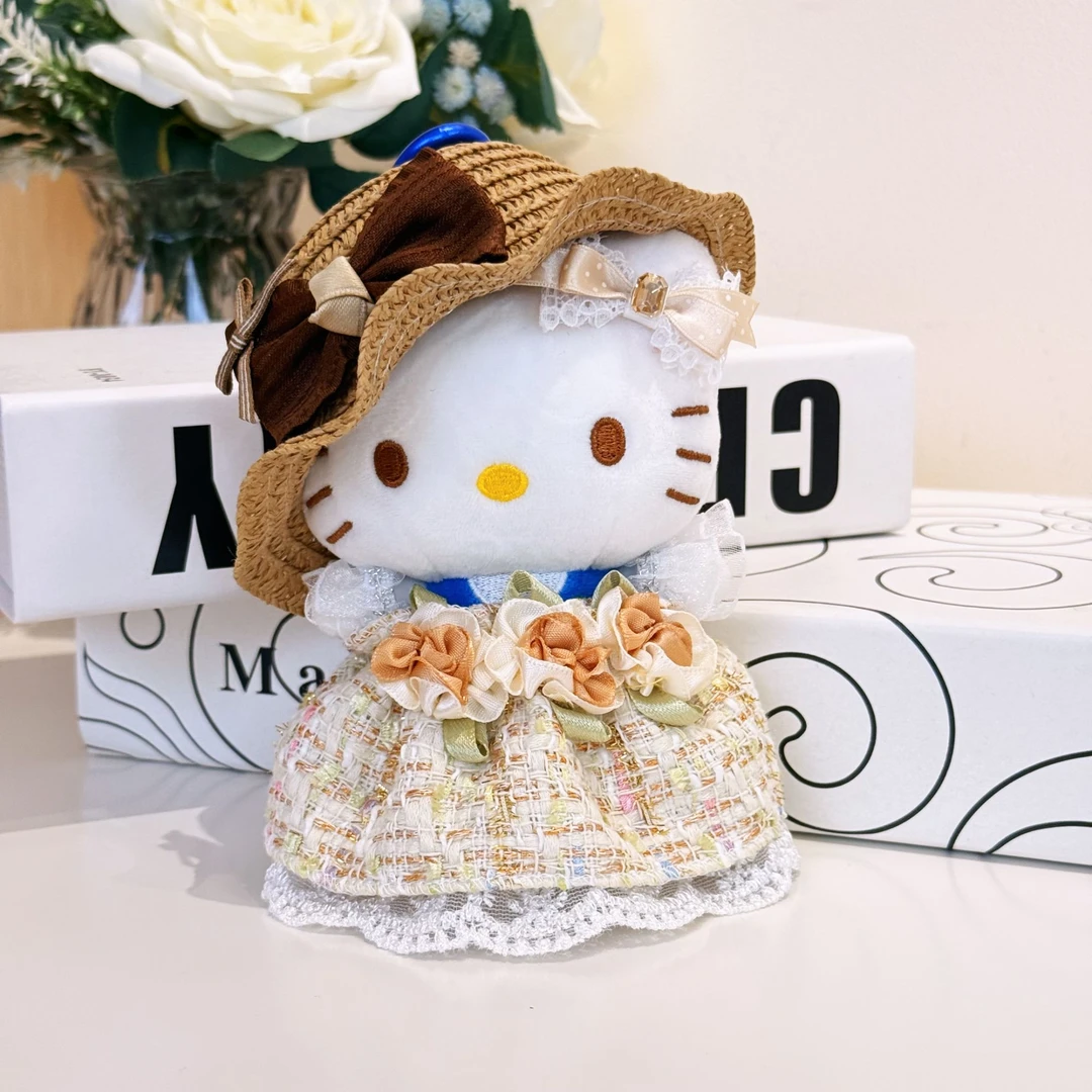 【热卖款】正版HelloKitty香槟仟禧Kitty二创包挂可爱手工diy钥匙扣