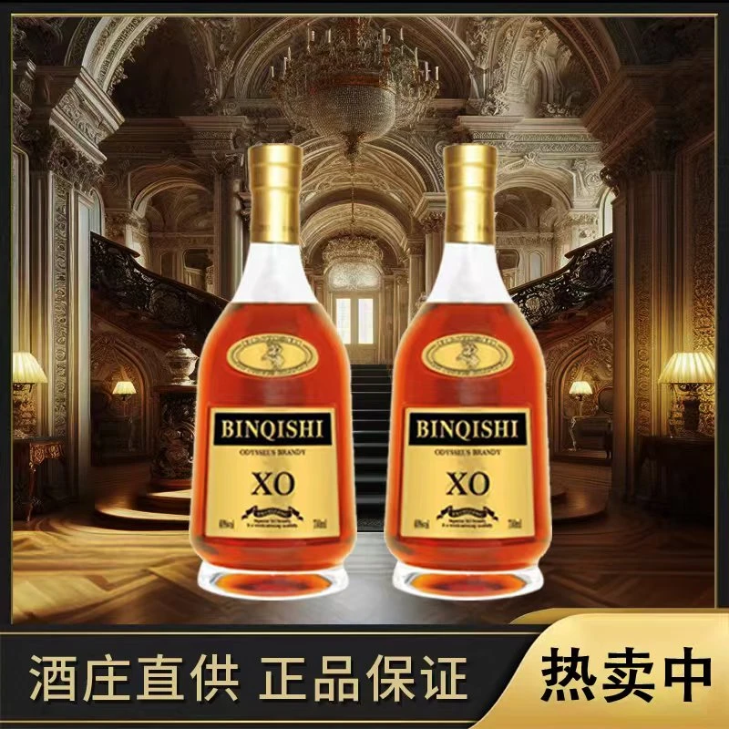法国进口洋酒XO白兰地700ml2支装TY