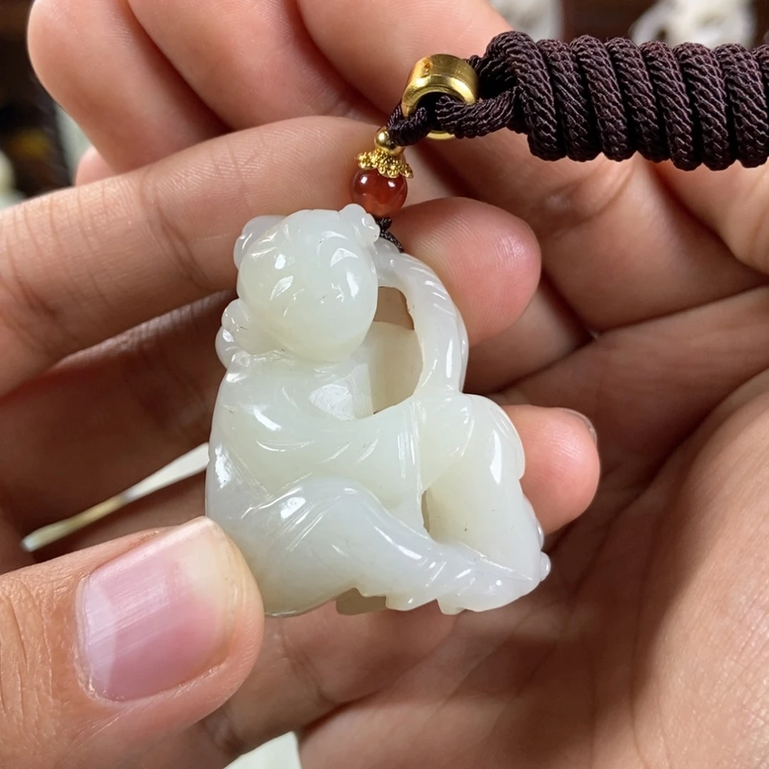 和田玉挂件未镶嵌用*