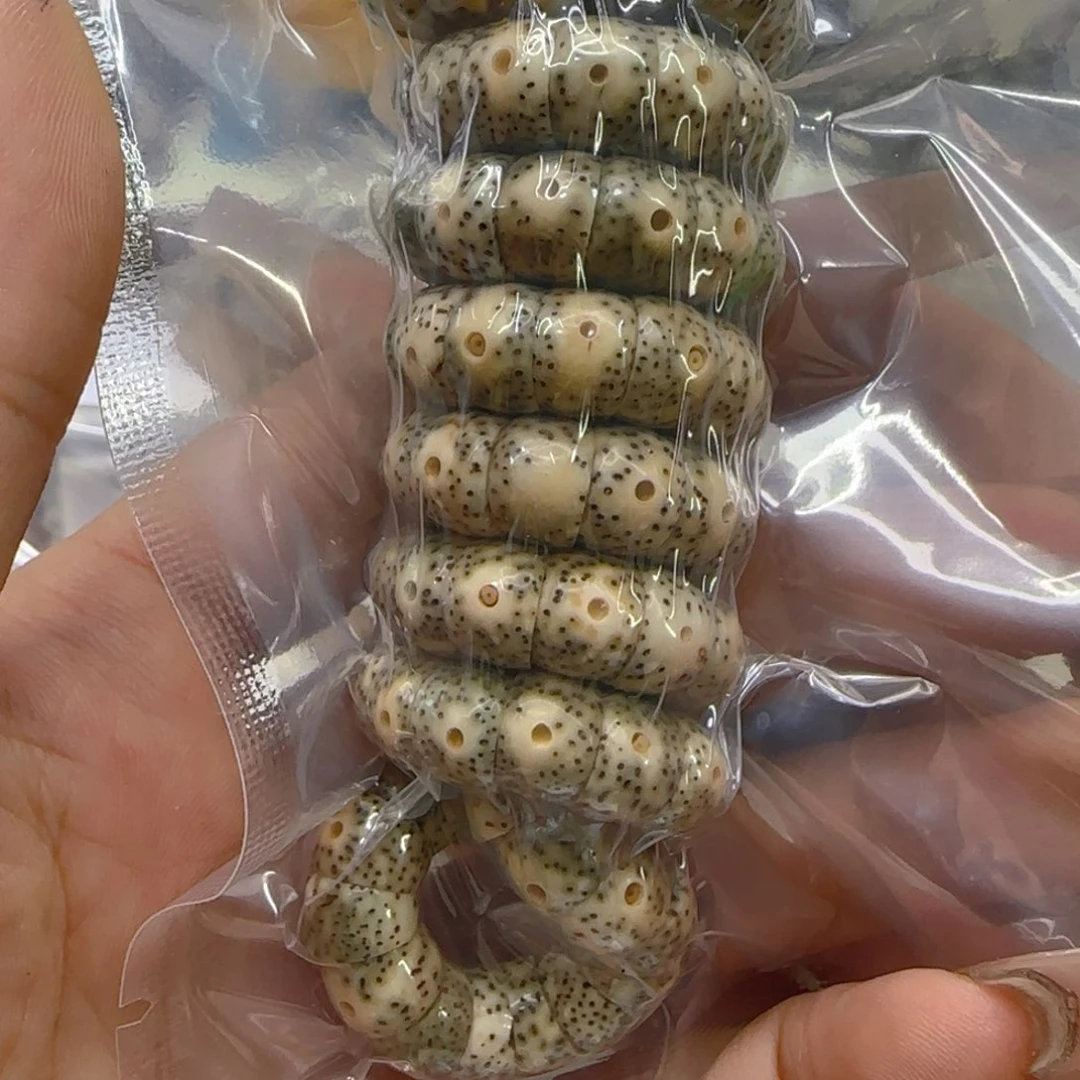 星月菩提手串75哈哈石玉星月菩提9大肠108