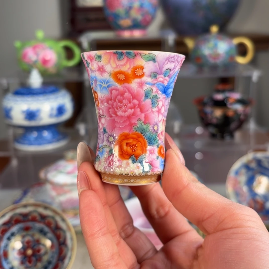 纯手工手绘 高端茶器