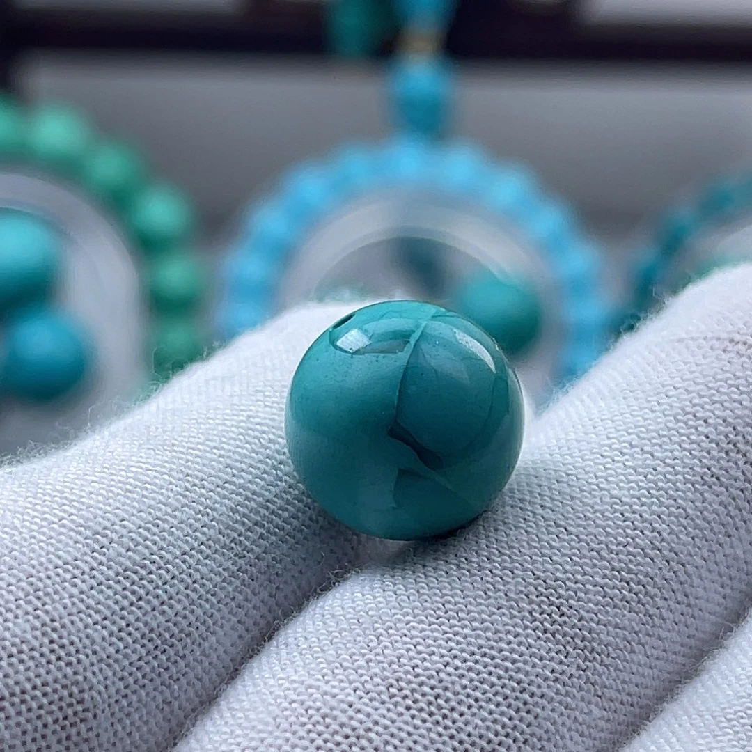 【阿吉甄选】湖北十堰原DIY矿14m水波纹圆珠