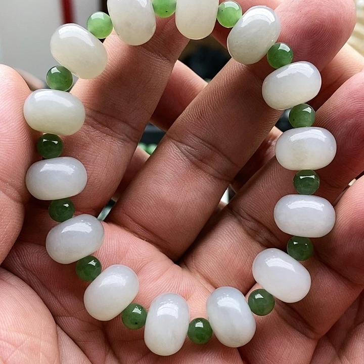 【闪购商品】未镶嵌手串和田玉14烟紫