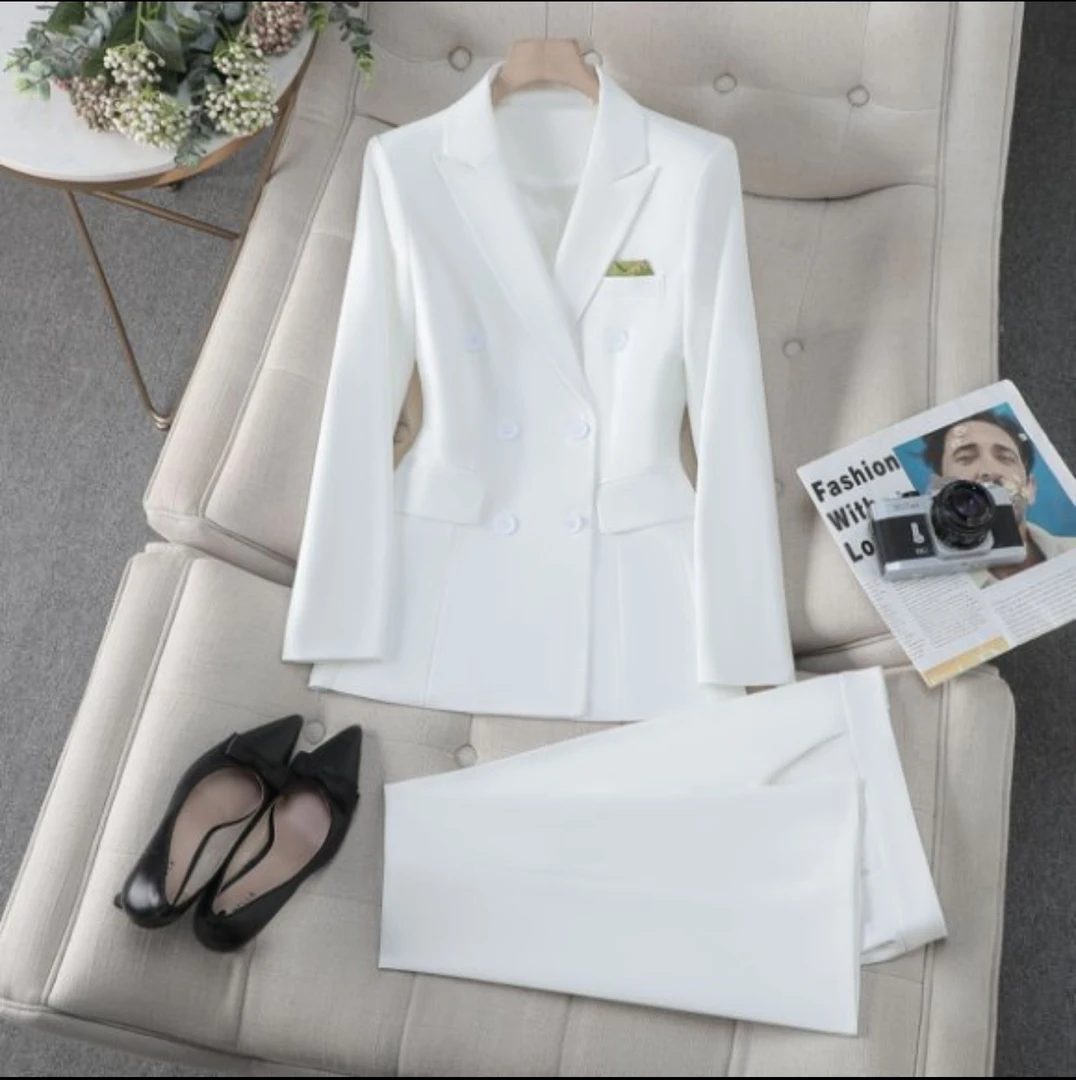 A区059气质女神范秋季2025新款高端定制设计感职业正装西服