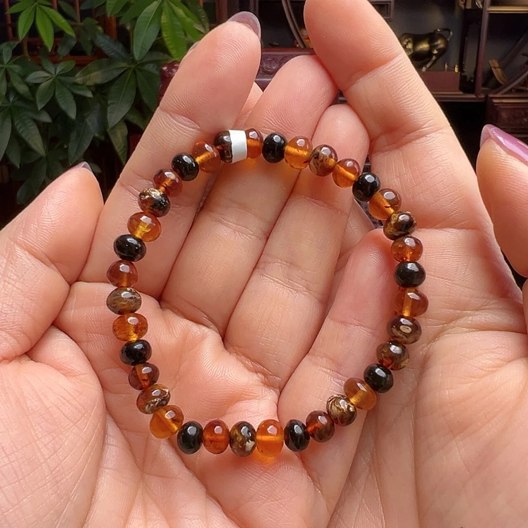 琥珀未镶嵌裸石抚顺琥珀10361六