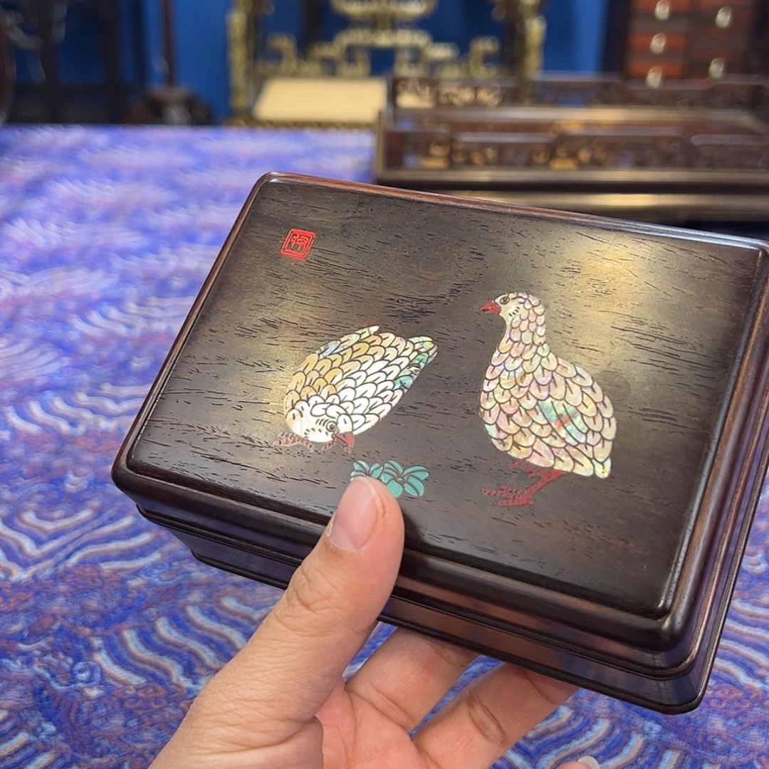 【闪购商品】红酸枝木类成套家具盒子