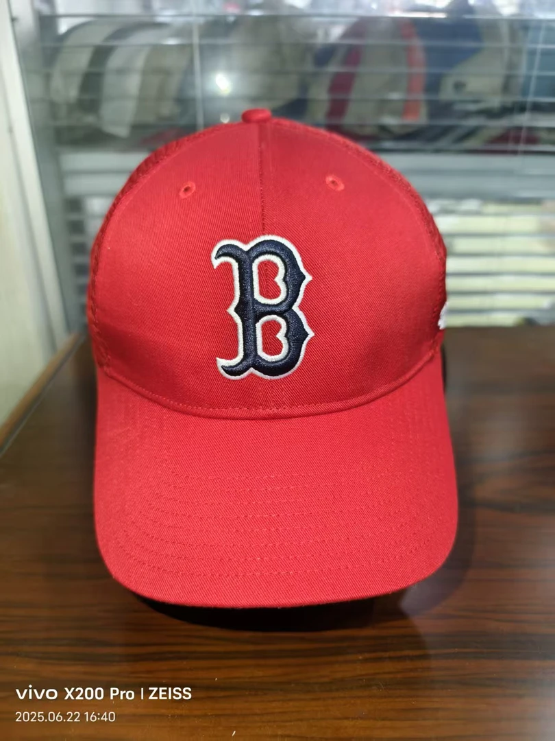 美式孤品棒球帽遮阳钓鱼户外显脸小半扣号直播间鸭舌帽