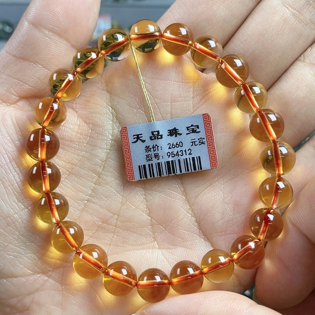 水晶手链未镶嵌黄水晶954312