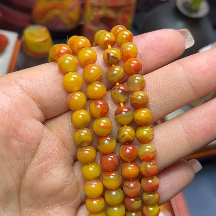 极***光玛瑙/玉髓未镶嵌颈饰