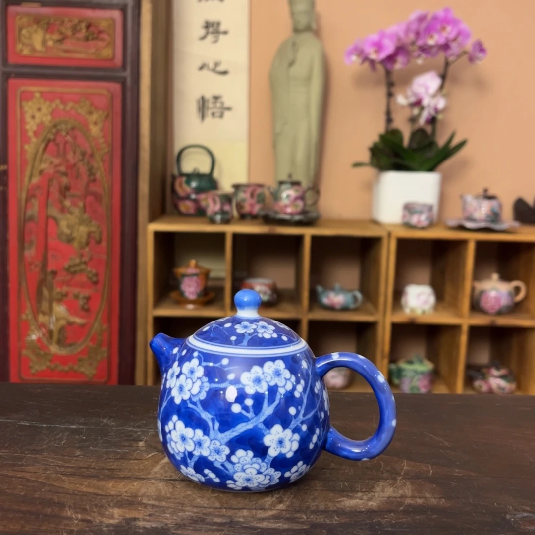 柴烧纯手工手绘陶瓷