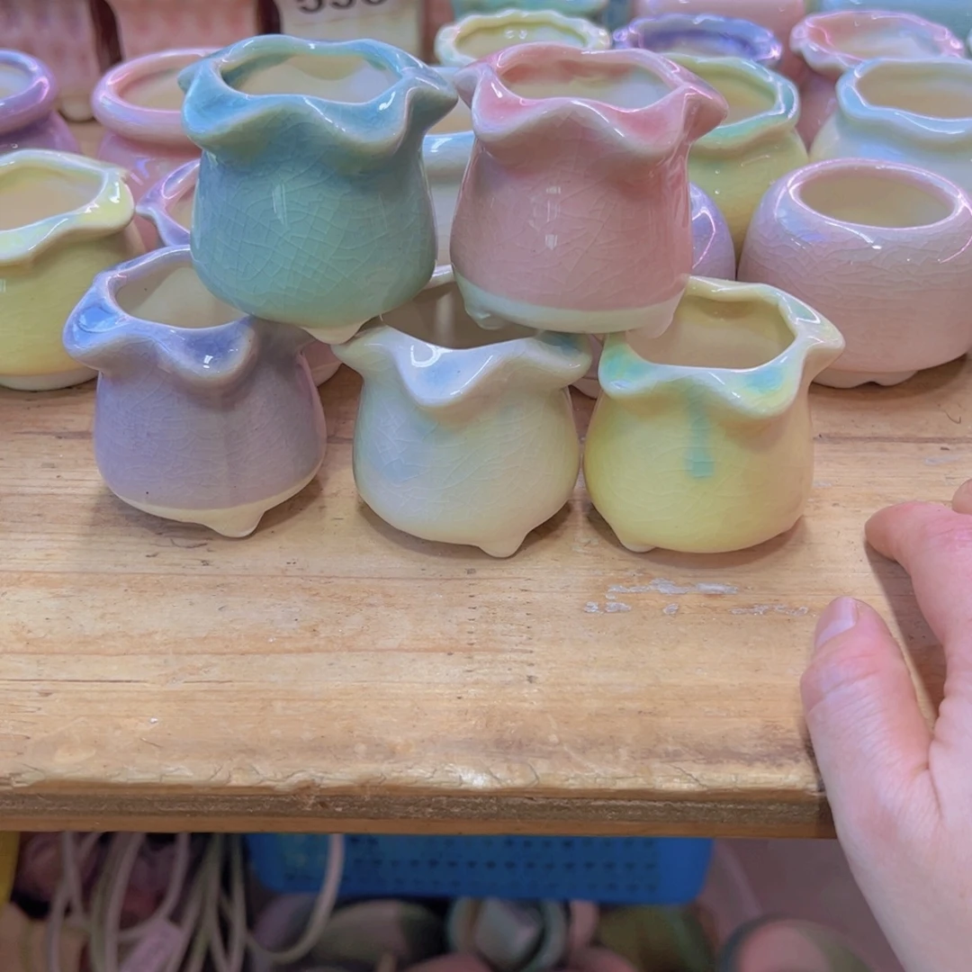 陶瓷花盆当场凑满12包邮