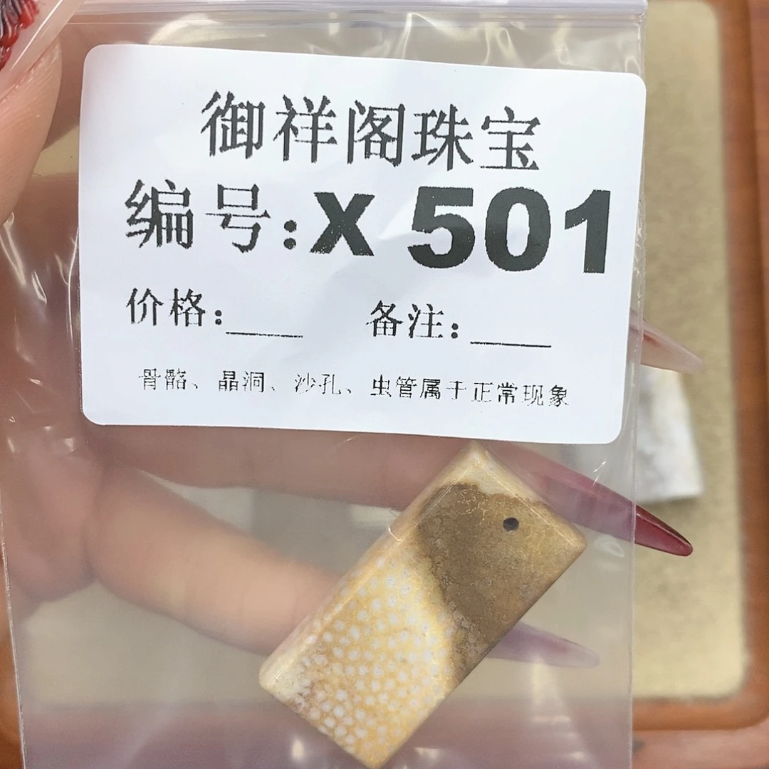 硅化珊瑚（珊瑚玉）颈饰未镶嵌山****y