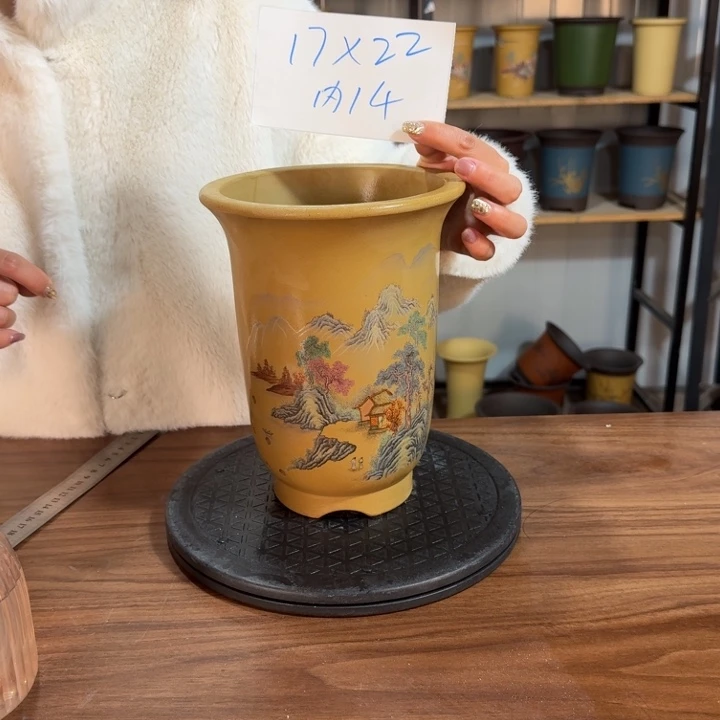 紫砂花盆紫砂花盆精品花盆
