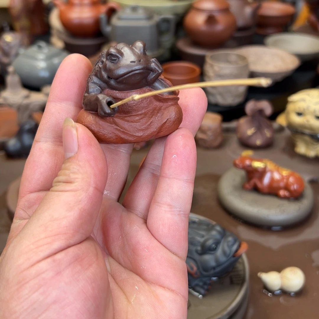 茶宠紫砂紫砂香插 暗香