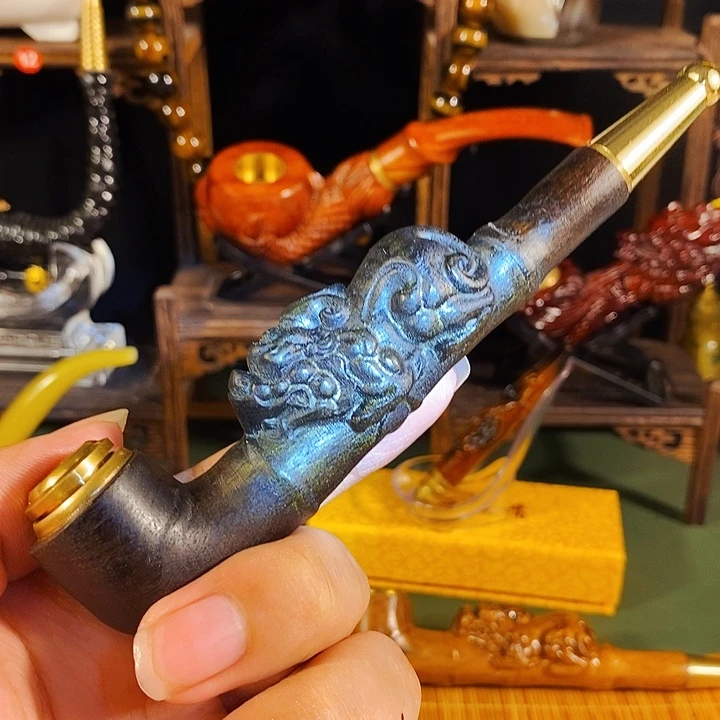 高端定制金丝楠烟嘴