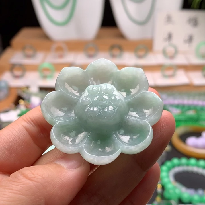 翡翠未镶嵌摆件天然缅甸A货翡翠