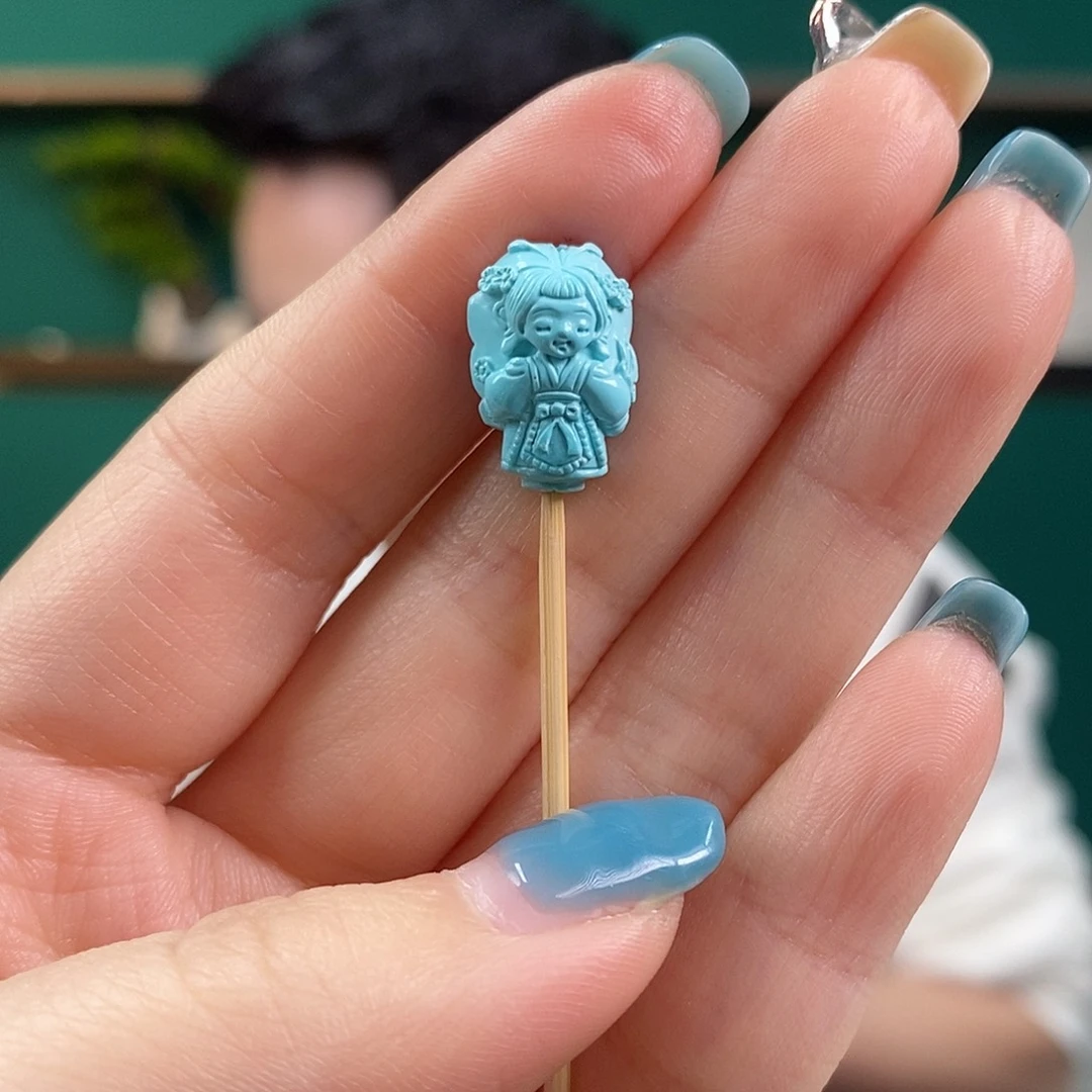绿松石珠宝奇石未镶嵌