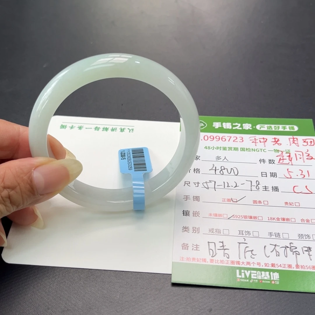 翡翠手镯未镶嵌多人