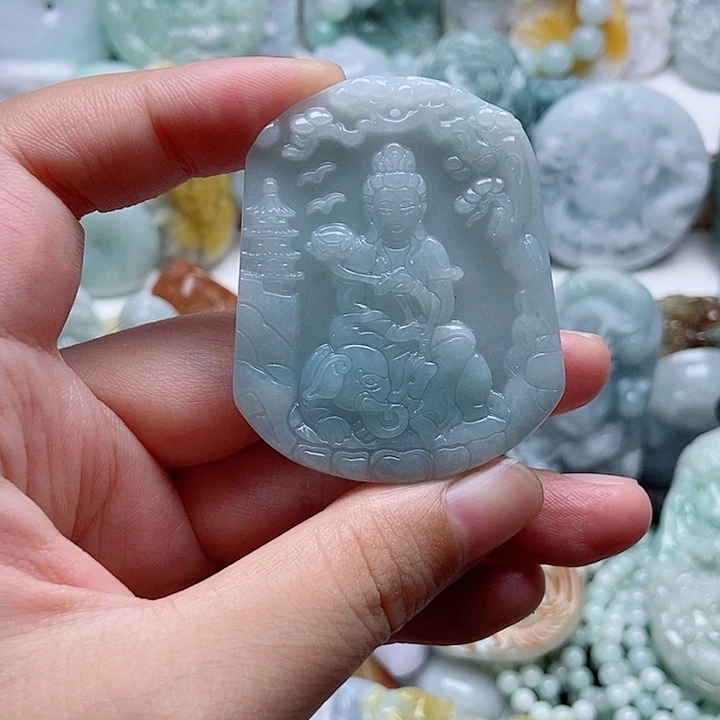 吊坠(不含链)未镶嵌翡翠1