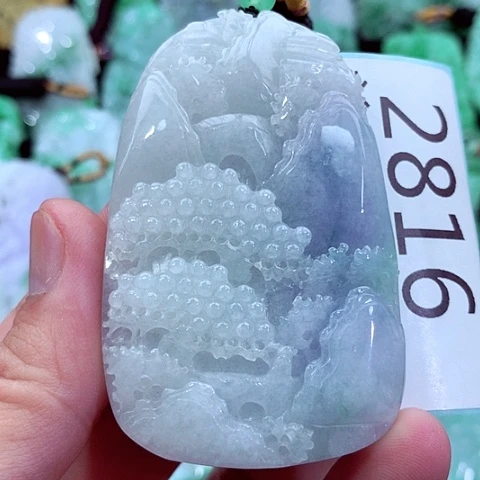 吊坠(不含链)未镶嵌翡翠