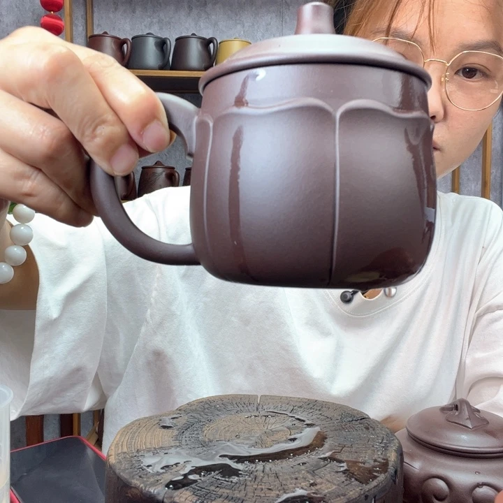 茶杯紫砂原矿紫砂杯
