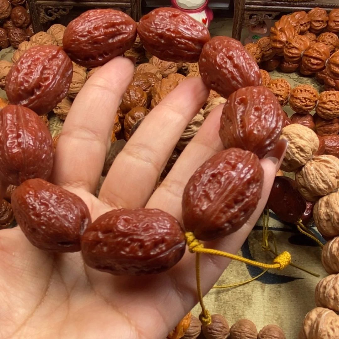 文玩核桃吊坠无边大枣文玩核桃