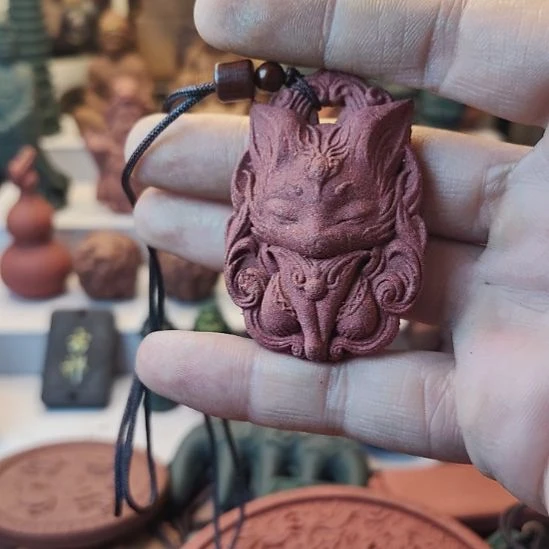 泥塑药香红麝香方九尾狐香牌福利款福利价