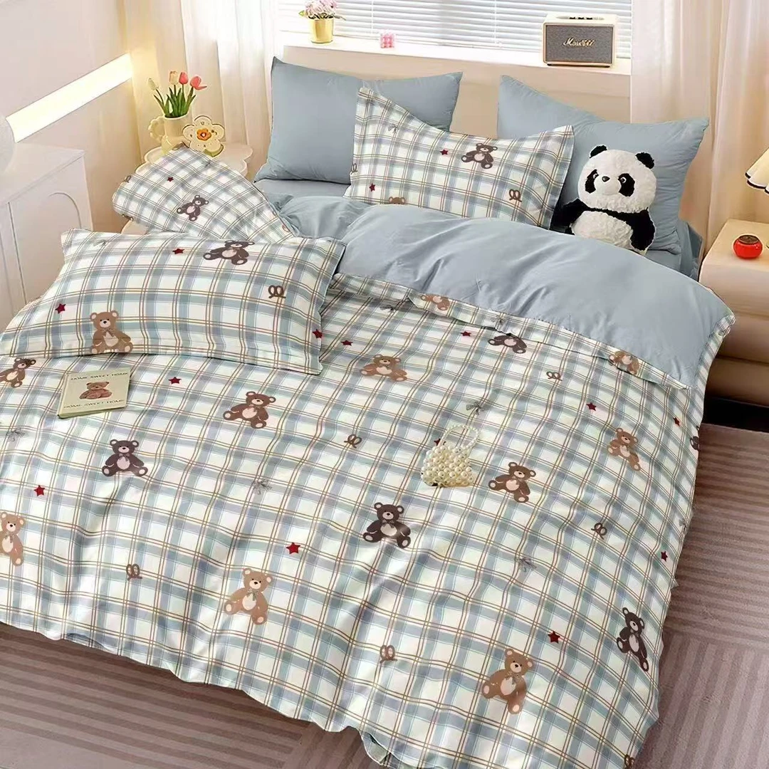 A定制加密床褥床上用品，床盖平整高端床盖双面夹棉三层机洗加厚