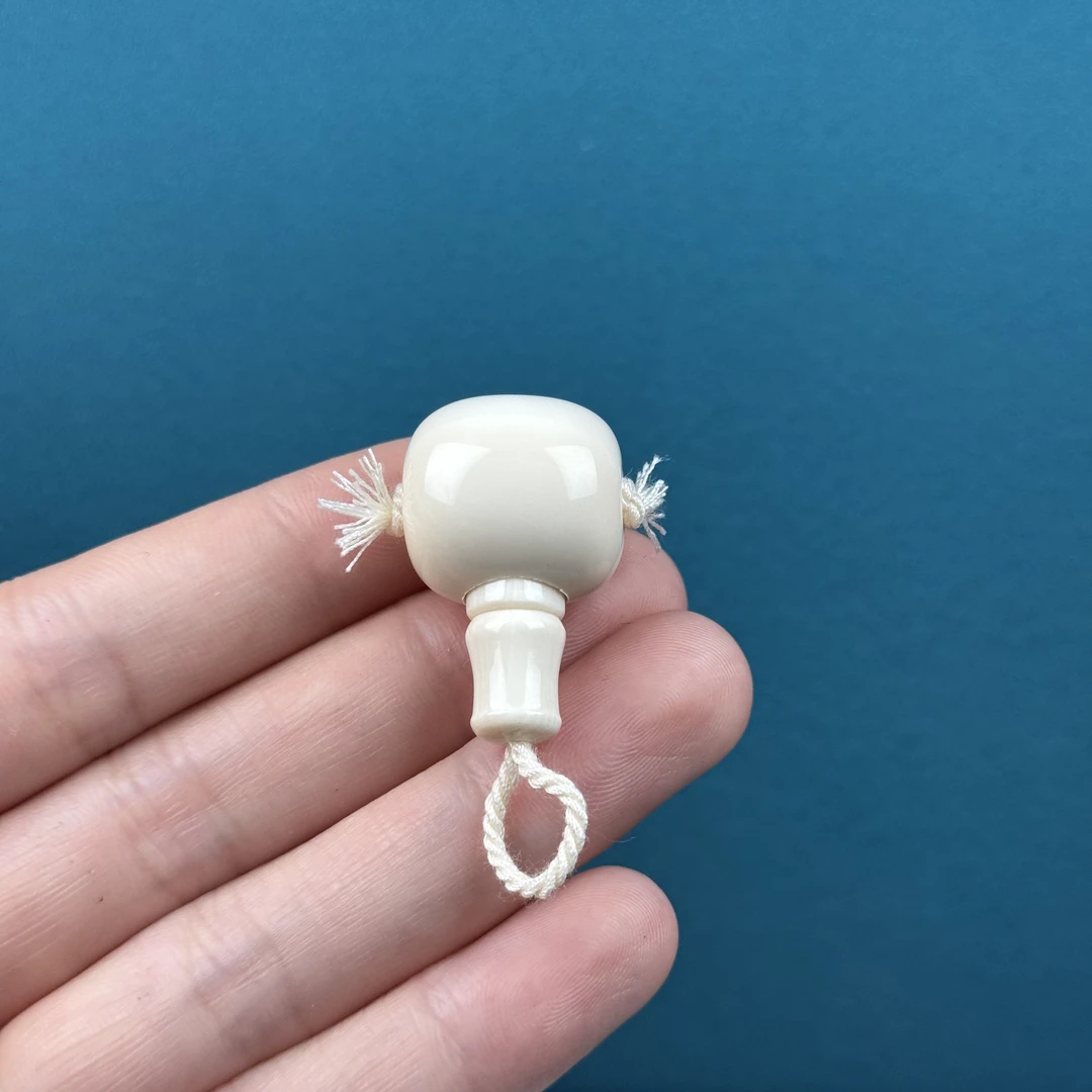 D6336天然猛犸牙 分体式三通18.5*30mm支持鉴定 假一罚四