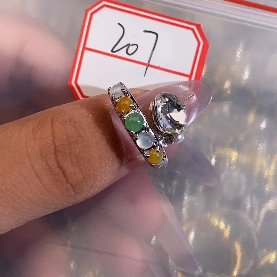 翡翠戒指合金翡翠首饰