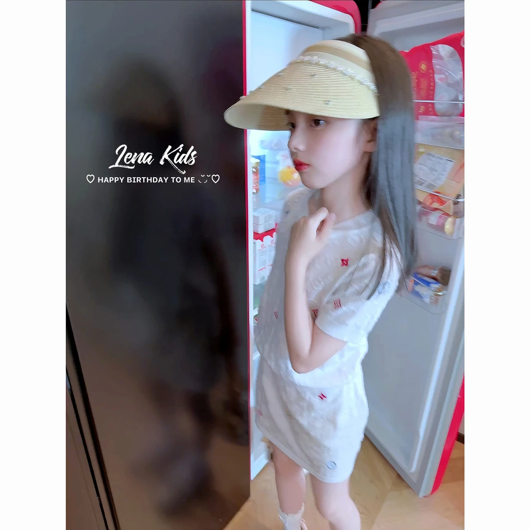 Lenakids现货【大牌范·100%天丝超冰感】气质高定女宝套装25042501