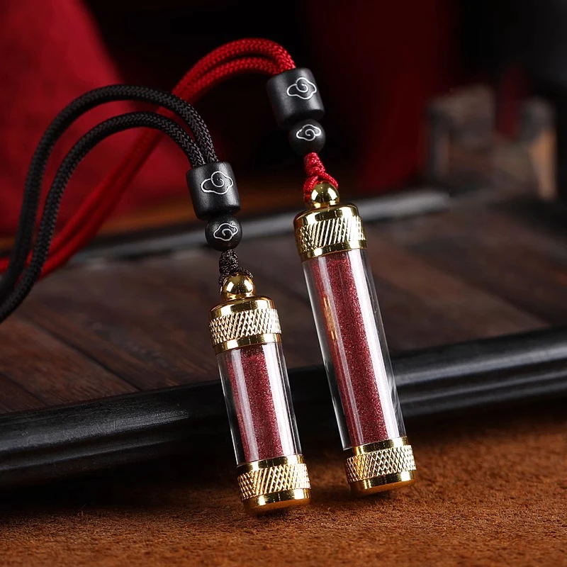 铜亚克力吊坠 高含量保真颗粒吊坠挂件项坠男女儿童宝平安项链瓶