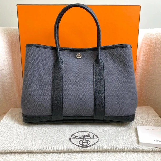 未使用 Hermes/爱马仕 石板灰花园30/87262541/12期/代卖服务