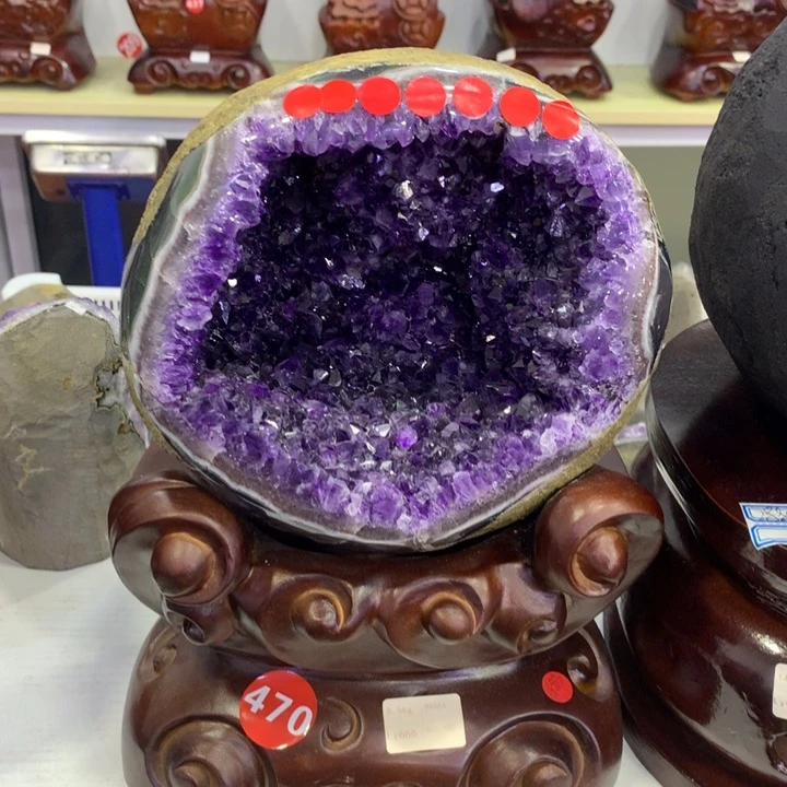 紫晶大型摆件（非配饰）未镶嵌