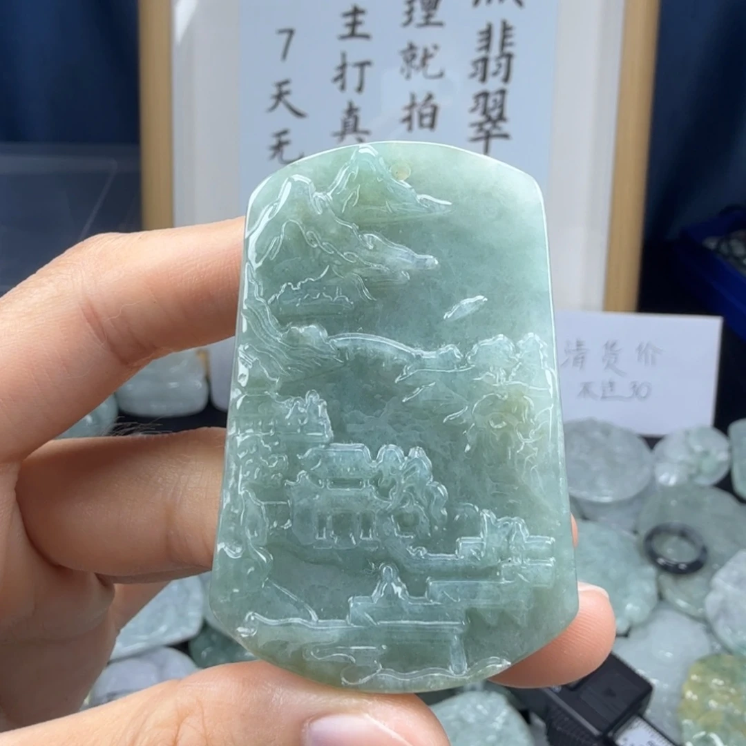 颈饰未镶嵌翡翠翡翠