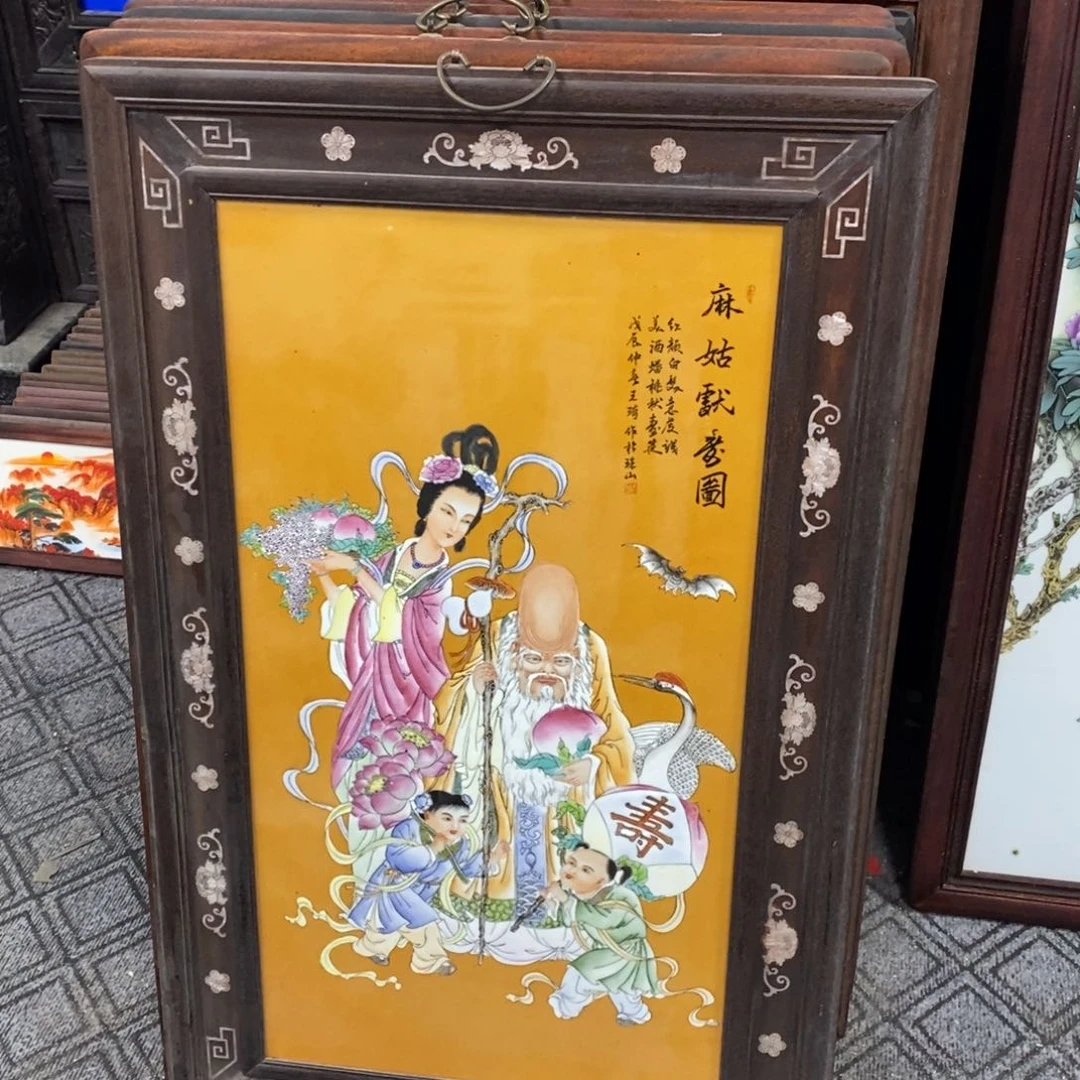 瓷片1米*60*1景德镇瓷板画柴窑烧制