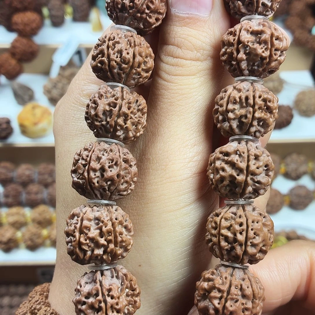 金刚菩提手串稀有精品6瓣千金盘龙