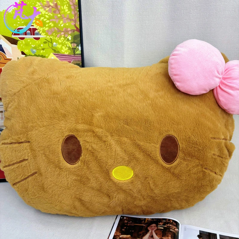 【福喜】特万可爱毛绒凯玩偶蒂猫靠枕1个【长50cm】（测量误差2~3cm）